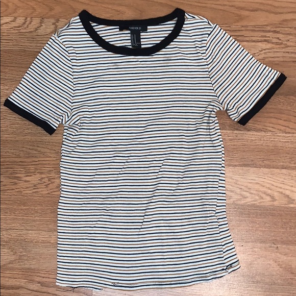 striped baby tee